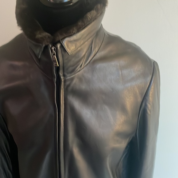 Andrew Marc Leather jacket M - Picture 3 of 11